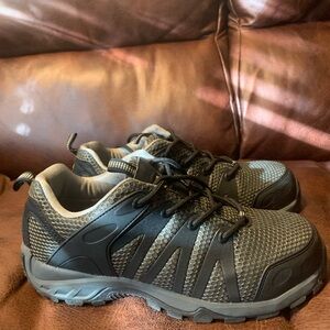 Men’s Wolverine Black and Gray Athletic Shoes